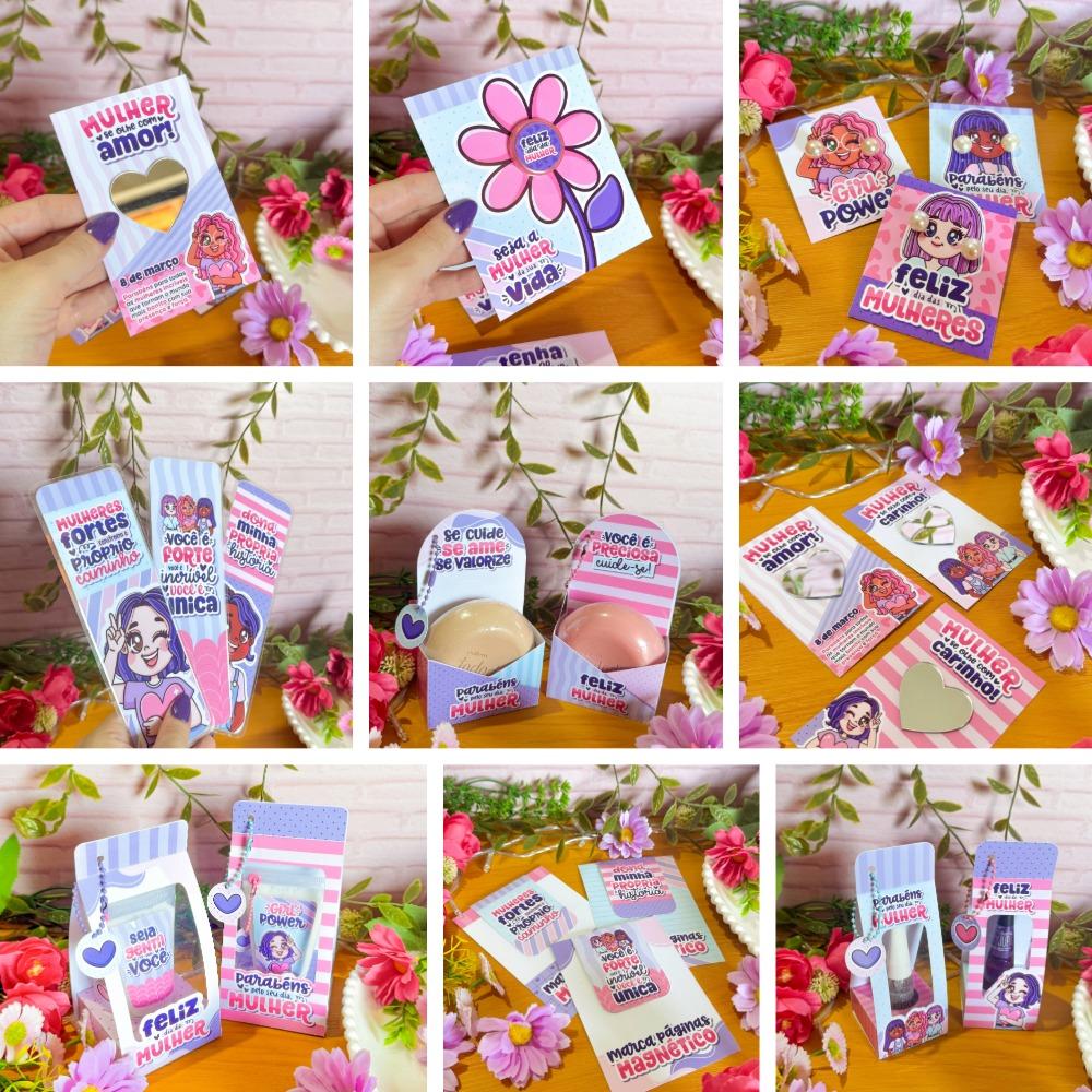 Arquivo de Corte Dia das Mulheres Girl Power em PNG e PDF