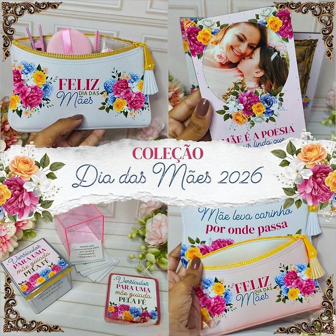 Arquivo de Corte Dia das Mães Studio, PDF e Canva  2026