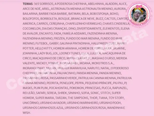 Lembrancinha Lousa Mágica Personalizada