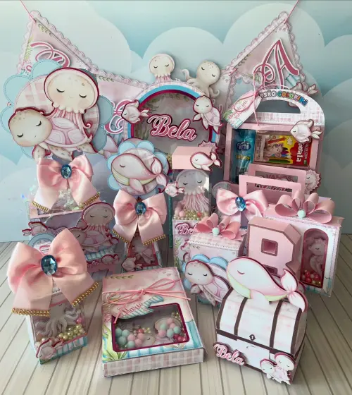 Arquivo de Corte Fundo do Mar Menina em Studio e PDF