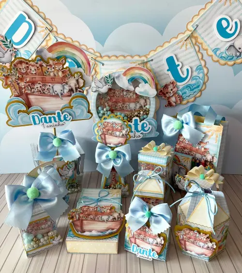 Arquivo de Corte Arca de Noé Menino em Studio e PDF