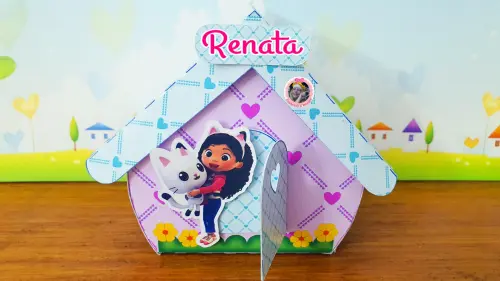 Arquivo de Corte Casa Mágica da Gabby com 7 Arquivos em PDF e Studio