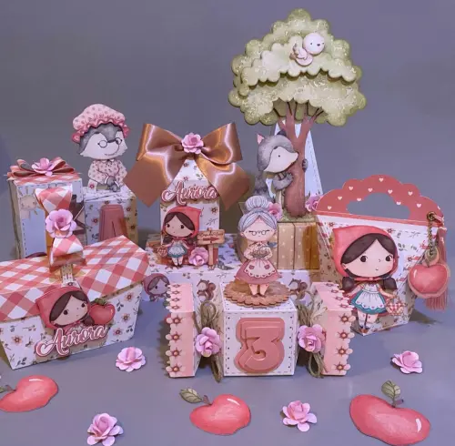 Arquivo de Corte Chapeuzinho Vermelho em Studio e pdf