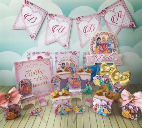 Arquivo de Corte Princesas Só Um Bolinho em Studio e pdf