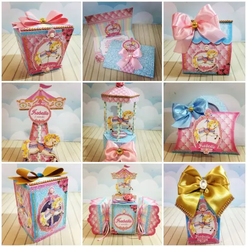 Arquivo de Corte Carrossel Encantado em Studio e pdf