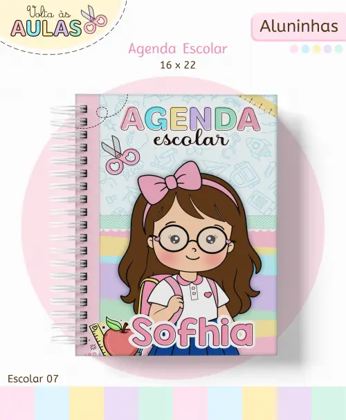 Kit Aluninhas Volta às Aulas em PNG e PDF