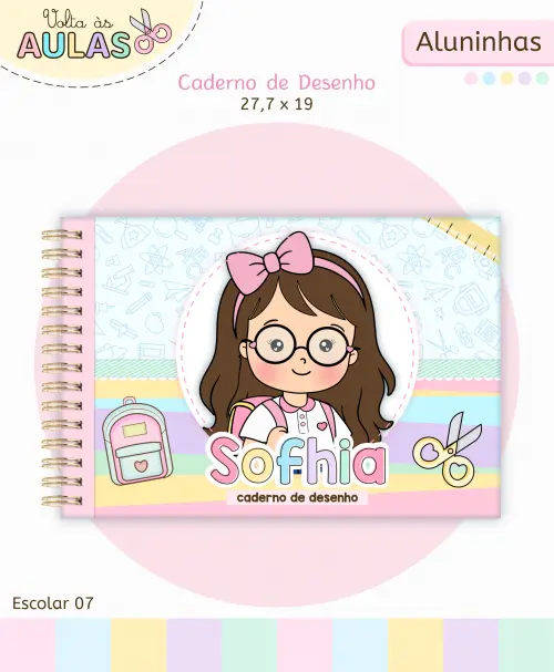 Kit Aluninhas Volta às Aulas em PNG e PDF