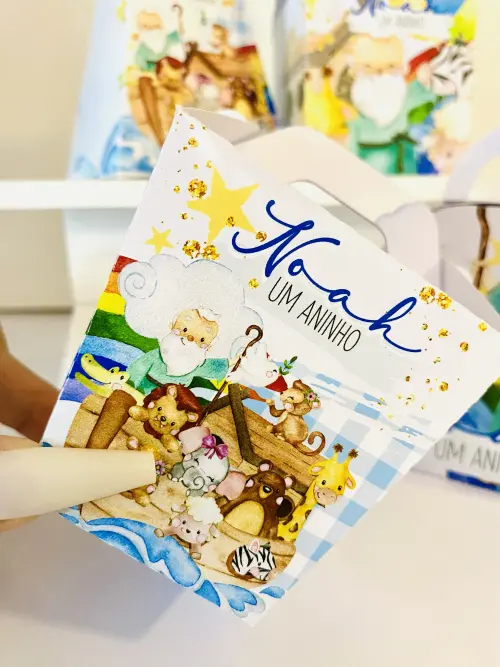 Arquivo de Corte Arca de Noé em PDF e Studio