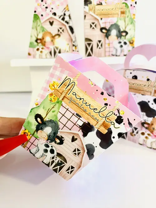 Arquivo de corte Fazendinha Menina em Studio e PDF