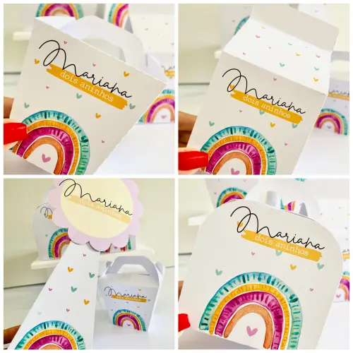 Arquivo de Corte Arco-Íris em PDF e Studio