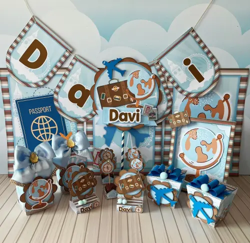 Arquivo de Corte Volta ao Mundo Menino em Studio e PDF