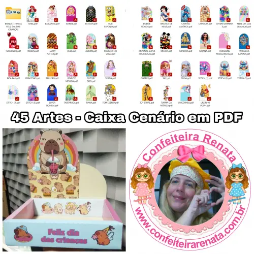 45 Artes – Caixa Cenário Arquivo Digital em PDF