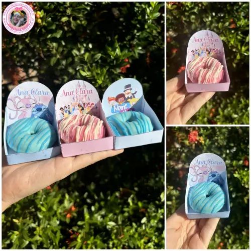 Modelo 2 – Vários Temas Porta 1 Donuts Arquivo Digital em PDF e PNG