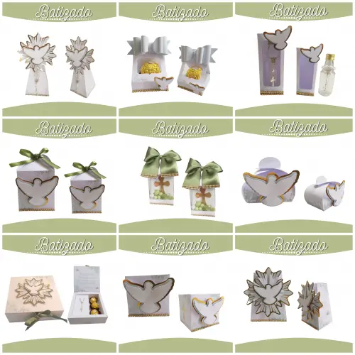 Arquivo de Corte Batizado Verde em Studio e PDF