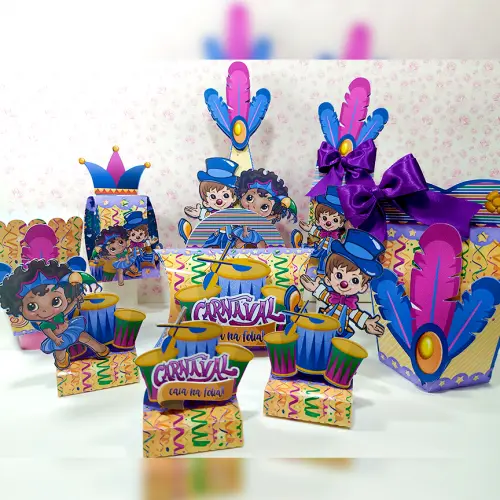 Arquivo de Corte Carnaval em PNG, PDF e Studio