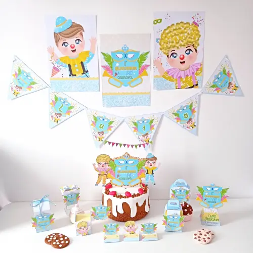 Arquivo de Corte Carnaval Menino em PDF e Studio