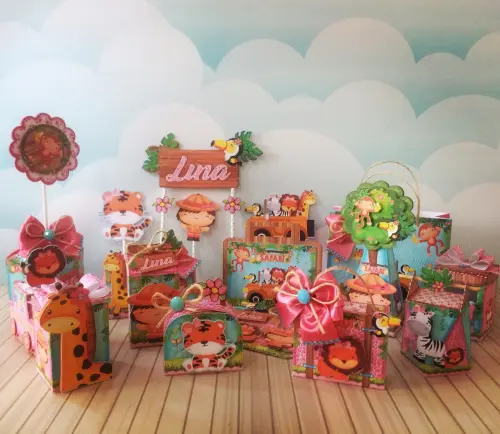 Arquivo de Corte Safari Menina em Studio e PDF