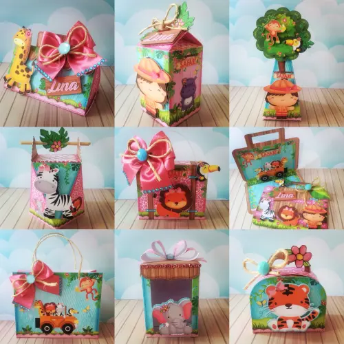 Arquivo de Corte Safari Menina em Studio e PDF