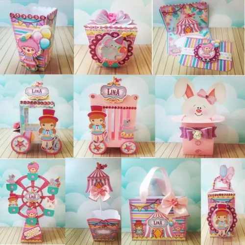 Arquivo de Corte Circo Menina em Studio e PDF