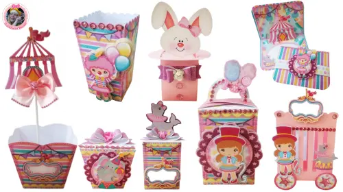 Arquivo de Corte Circo Menina em Studio e PDF