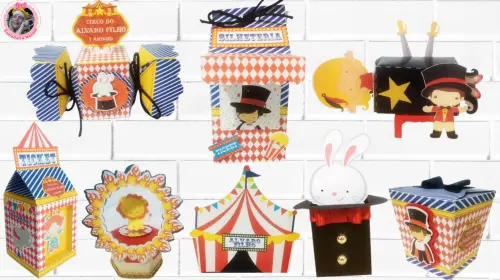 Arquivo de Corte Circo Menino em Studio e PDF