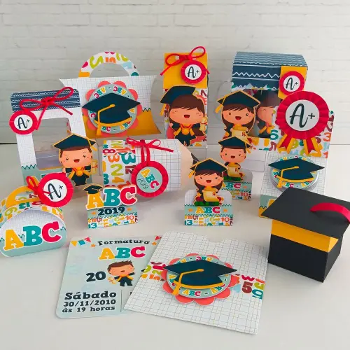 Arquivo de Corte Formatura ABC em Studio e PDF