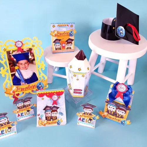 Arquivo de Corte Formatura ABC em Studio e PDF