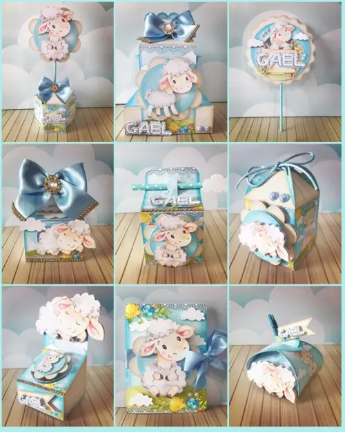 Arquivo de Corte Ovelhinha Menino em Studio e PDF