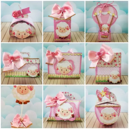 Arquivo de Corte Ovelhinha Menina em Studio e PDF