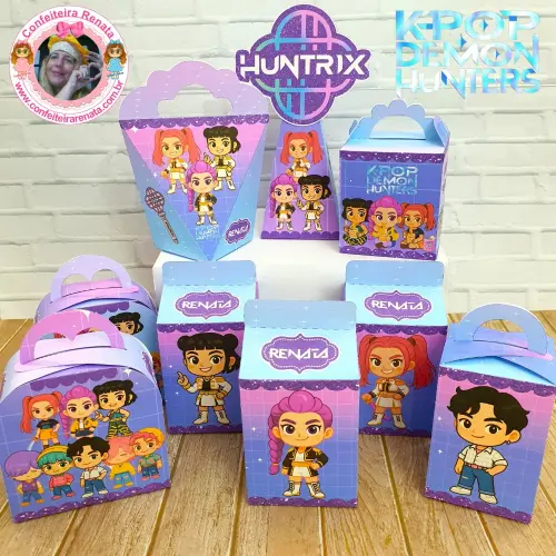 Arquivo de Corte Guerreiras do K-Pop em Studio, PNG e PDF