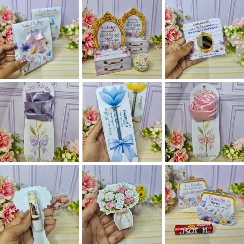 Arquivo de Corte Dia das Mulheres em JPG e Silhouette Studio