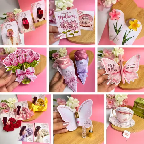 Arquivo de Corte Dia das Mulheres em PDF e PNG