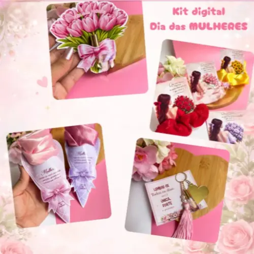 Arquivo de Corte Dia das Mulheres em PDF e PNG