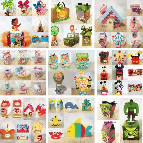 Coletiva 01 – 9 Temas Kit Festa Arquivo de Corte em Studio e PD