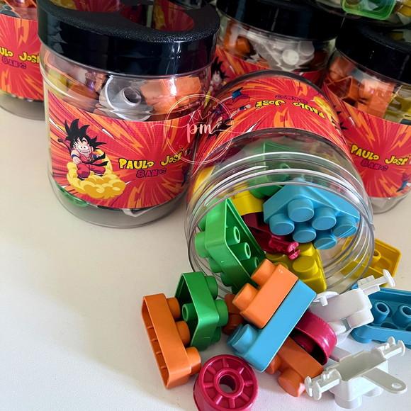10 Lembrancinha Dragon Ball - Blocos de Montar