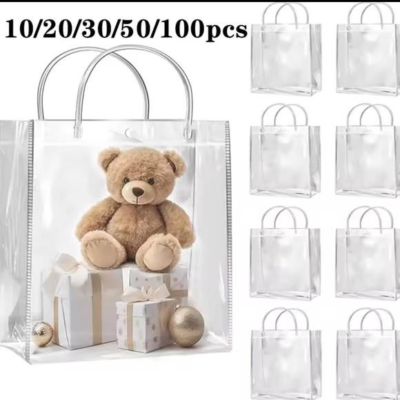 10 Sacolinha Cristal Pvc - Lembrancinha