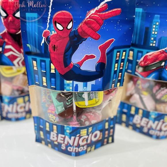 20 Lembrancinha Homem Aranha Personalizado - 14x20