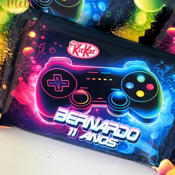 20 Lembrancinha Gamer - Kit Kat