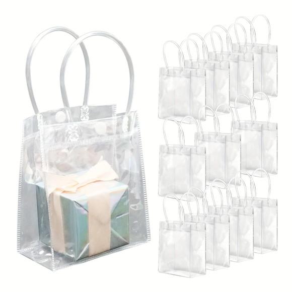 20 Sacolinha Cristal Pvc - Lembrancinha