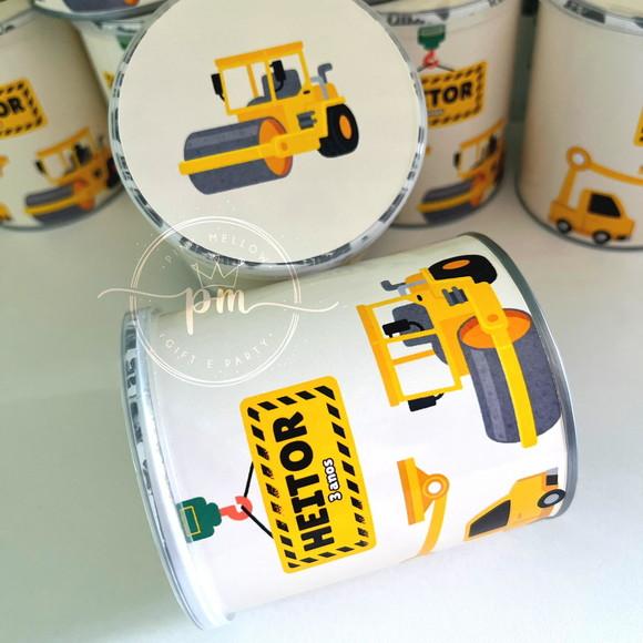 25 Lembrancinha Trator- Batata Personalizada