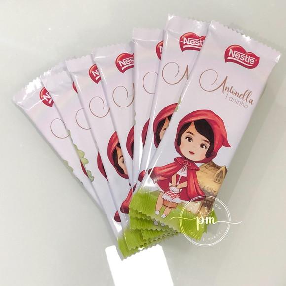 Chocolate Personalizado Chapeuzinho Vermelho