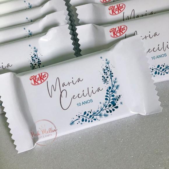 Kit Kat Floral - Lembrancinha Chocolate Personalizado