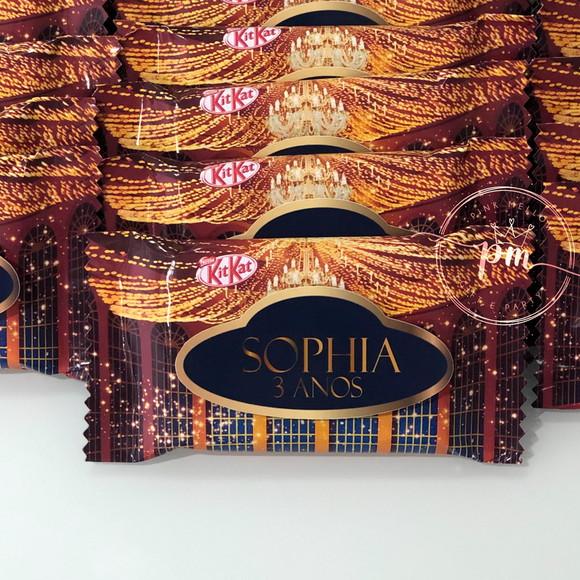 Kit Kat a Bela e a Fera - Lembrancinha Personalizado