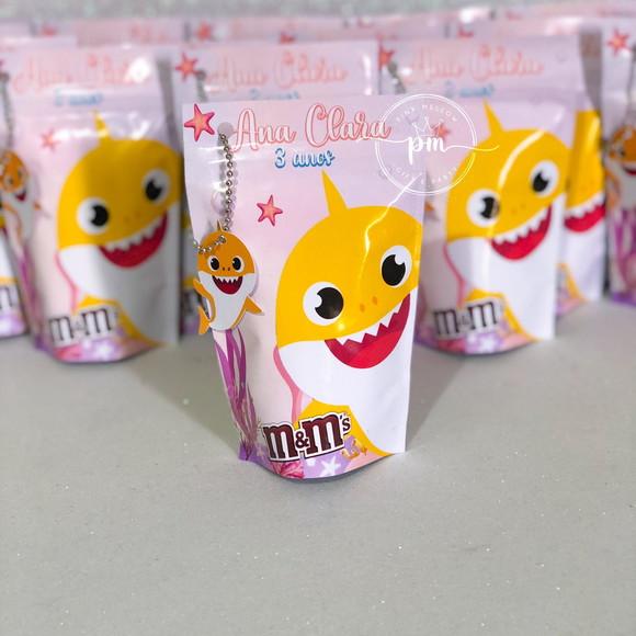 Lembrancinha Baby Shark Rosa - Chocolate Personalizado
