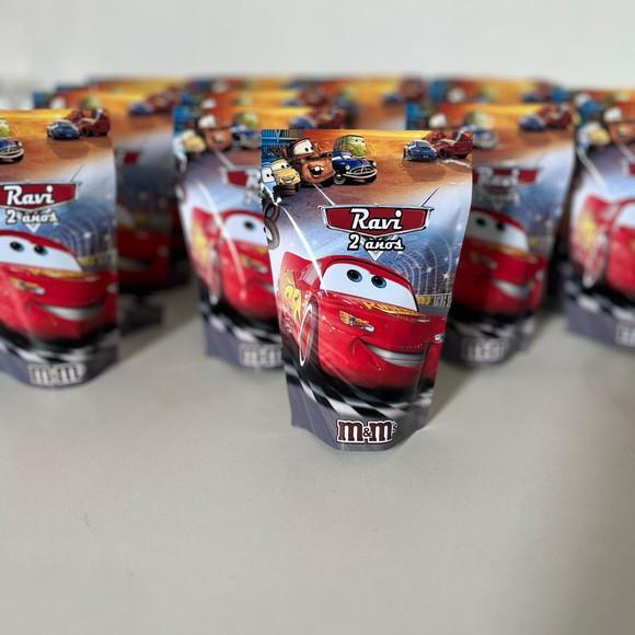 Lembrancinha Carros Disney - M&ms Personalizado