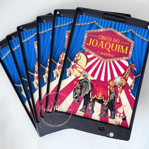 Lembrancinha Circo - Lousa Mágica Personalizado