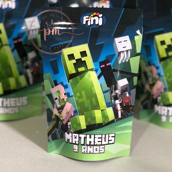 Lembrancinha Minecraft - Fini Personalizado