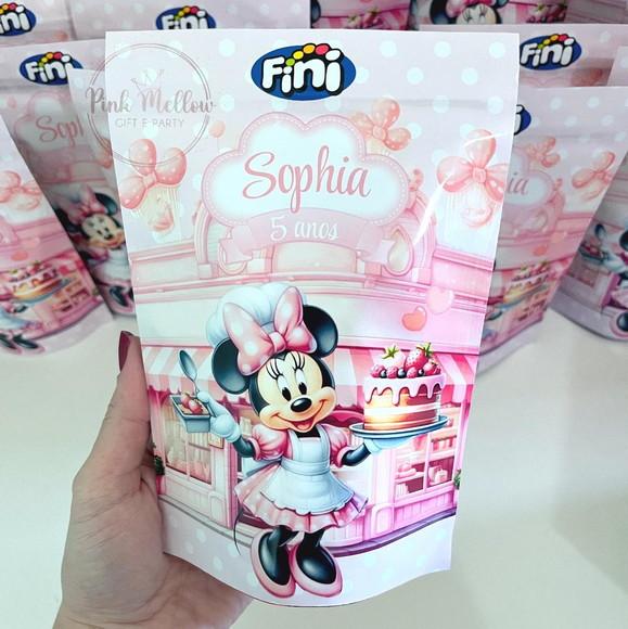 Lembrancinha Minnie Confeiteira - Fini Personalizado