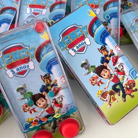 Lembrancinha Patrulha Canina - Aquaplay Personalizado