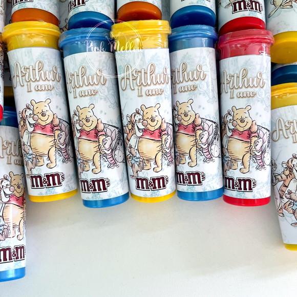 Lembrancinha Pooh - M&ms Personalizado